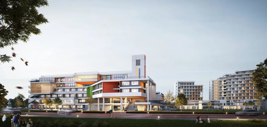 石门怡海学校（拟定名）设计效果图。