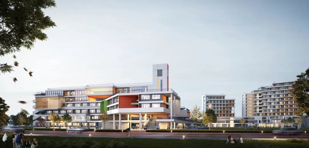 石门怡海学校（拟定名）效果图。