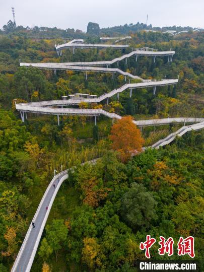 龙泉山高空栈道图片