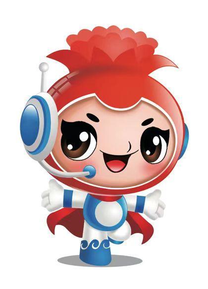 以科小西,科小安命名的ip形象,其外形设计取自西安市市花石榴花与