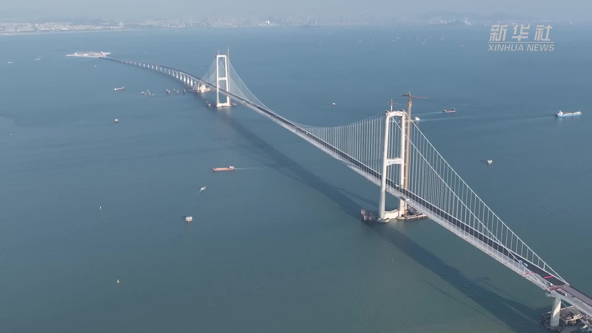 主线贯通！超级工程深中通道为粤港澳大湾区建设提速