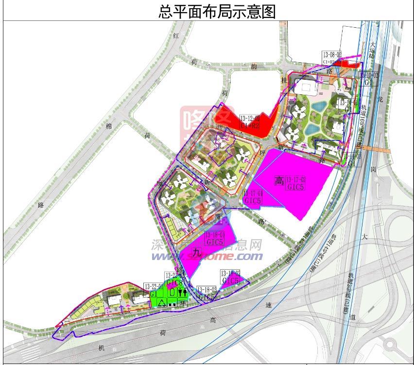 建面66万平！龙岗年夜运地铁旁旧改计划公示，配72班黉舍+36班高中