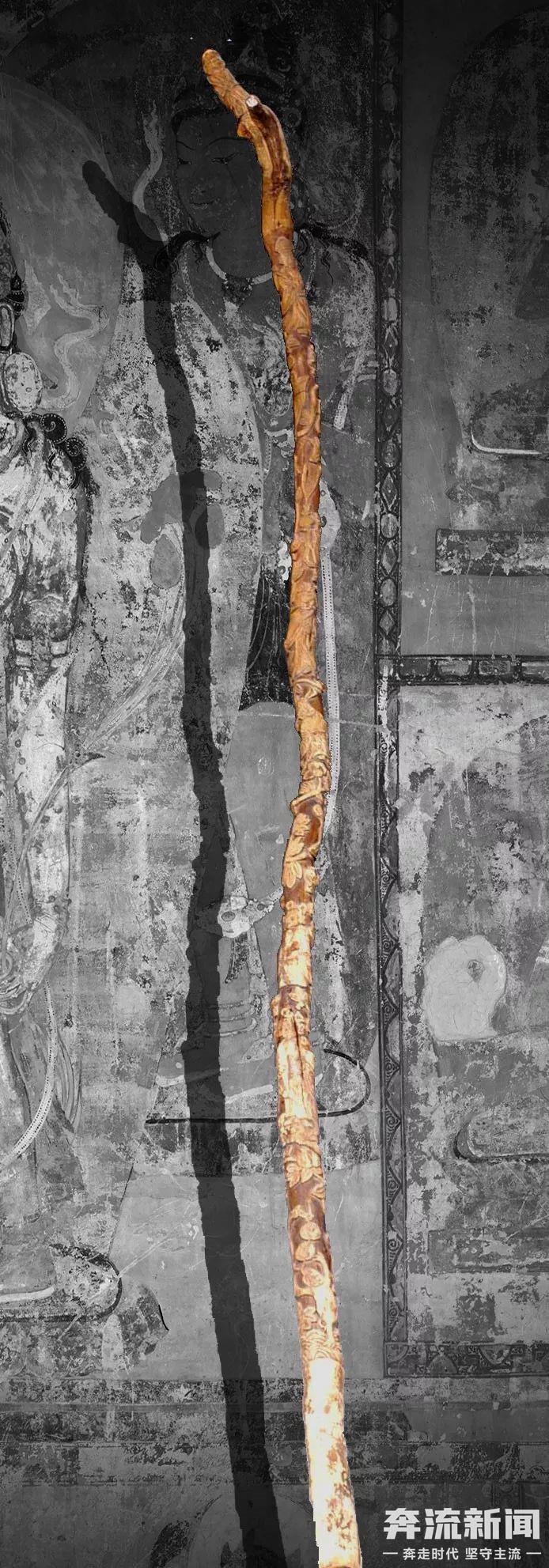 ▲八仙拐杖（瓜州博物馆）