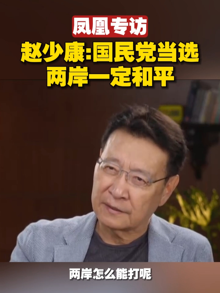 赵少康：国民党当选两岸一定和平