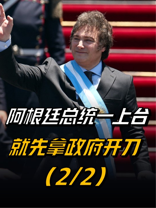 米莱一上台就先拿政府开刀，“休克疗法”到底能否拯救阿根廷？【2/2】#阿根廷 #米莱