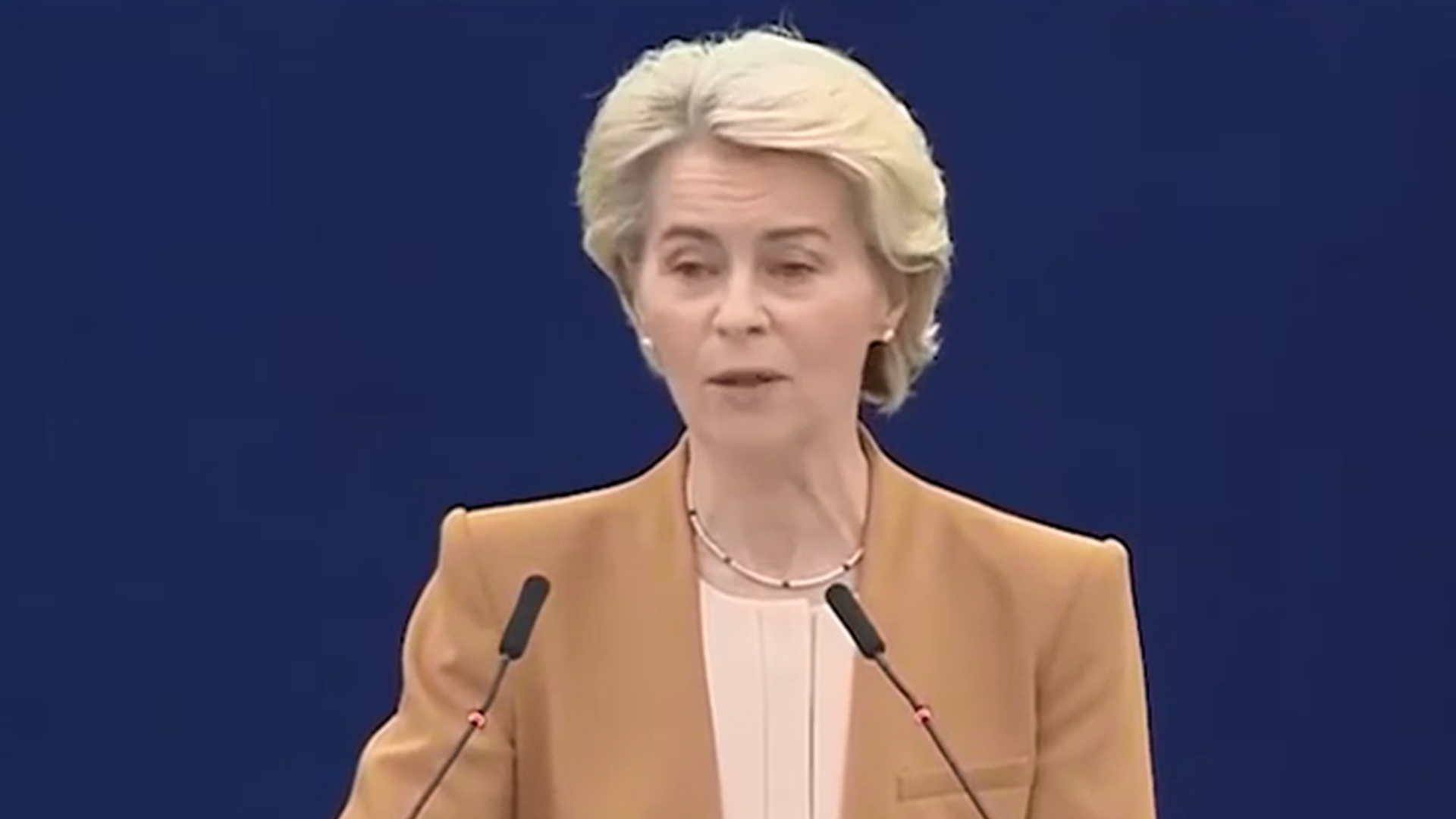 欧盟委员会主席说完“欧洲万岁”，会场传来一阵狗叫