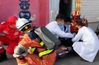 肃北开展地震紧急避险疏散救援综合应急演练