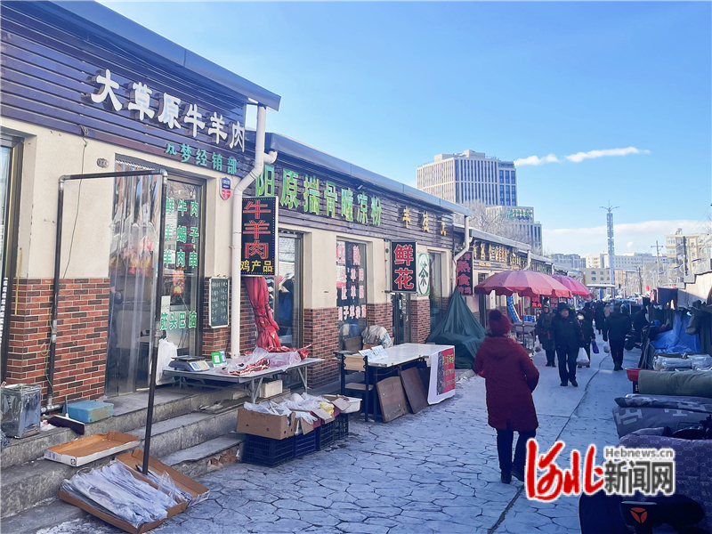 市场内新建各类专营门店景观。