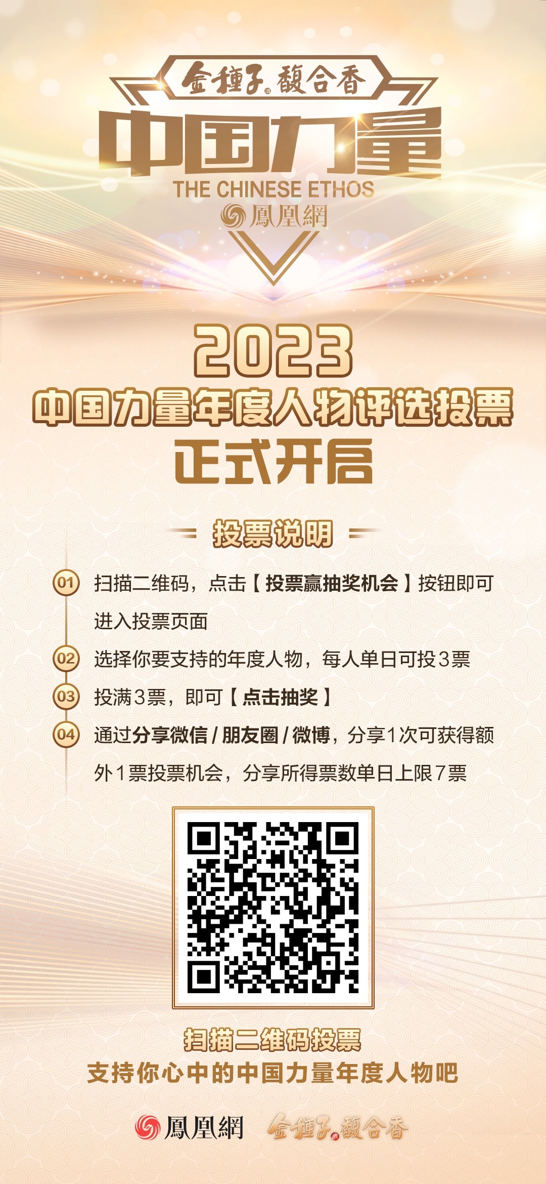 2023中国力量年度人物评选邀您投票,颁奖礼12月26日见!