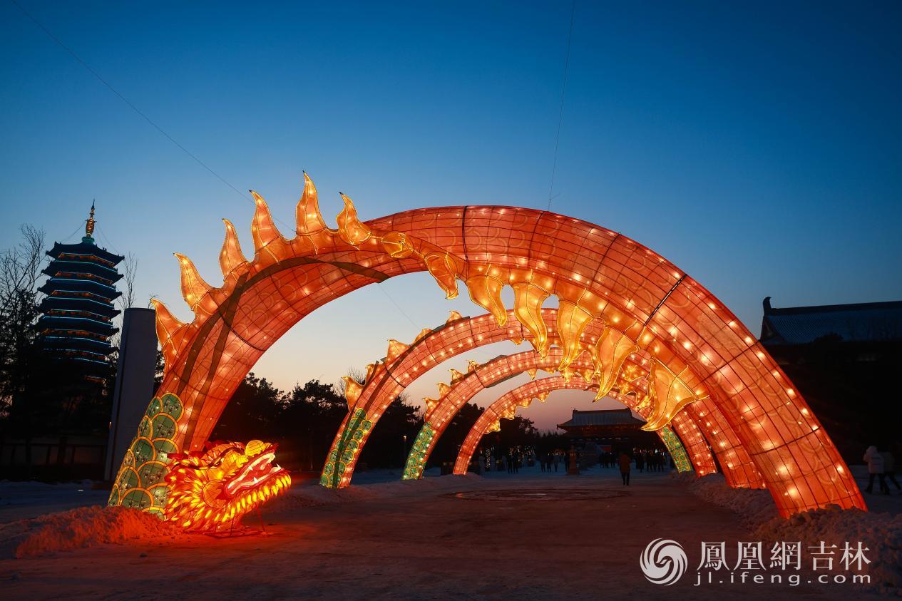 “吉林一号”“长春北湖&middot;秘境雪谷”现场。