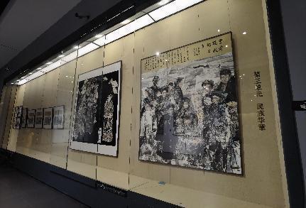 “我心向齐---崔勇波书画回乡汇报展”在淄博齐文化博物馆隆重开幕