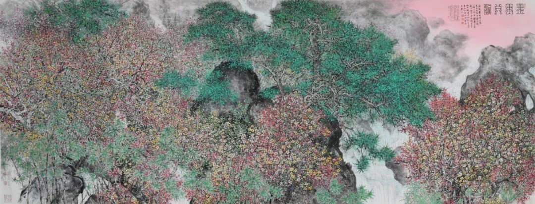 萧晖荣作品《美美共欢》
