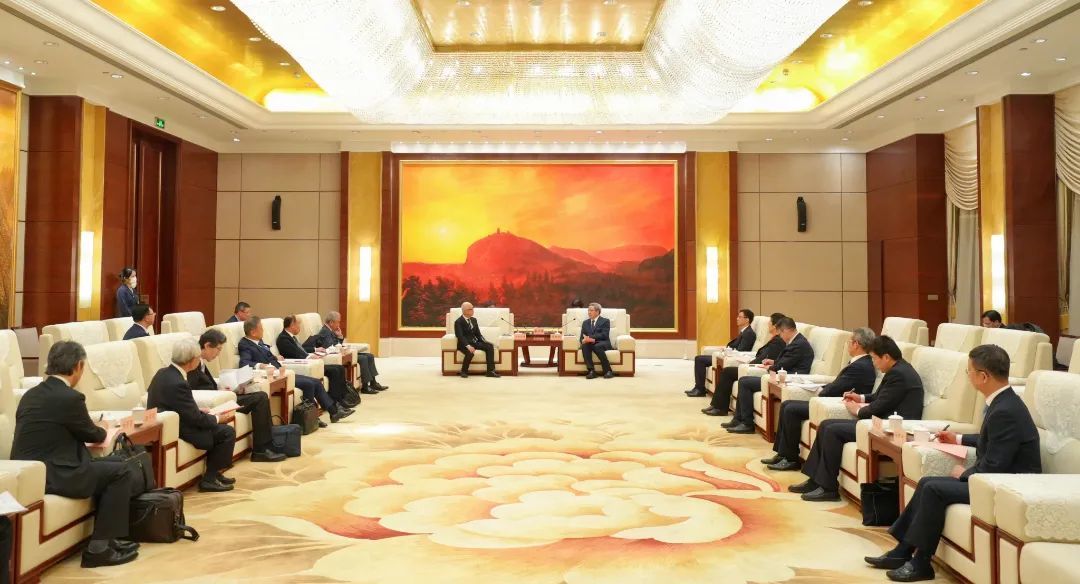 市领导童剑、李玲参加会见。