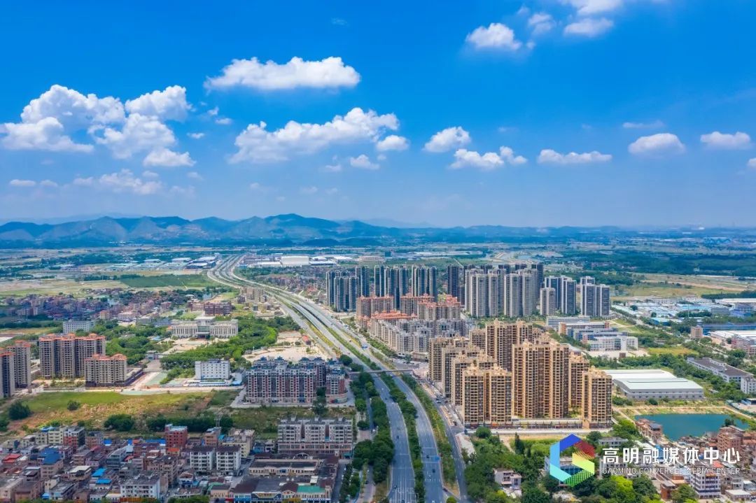 杨和镇中心城区。洪海摄