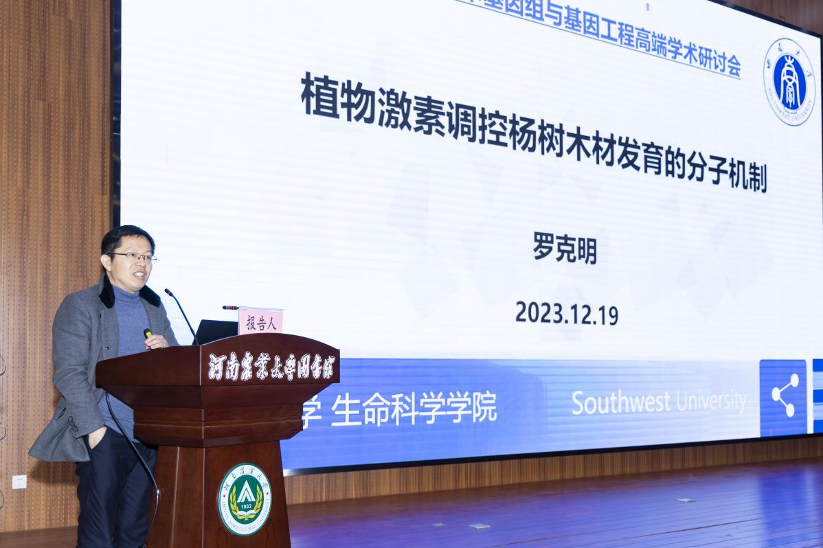 罗克明作特邀报告