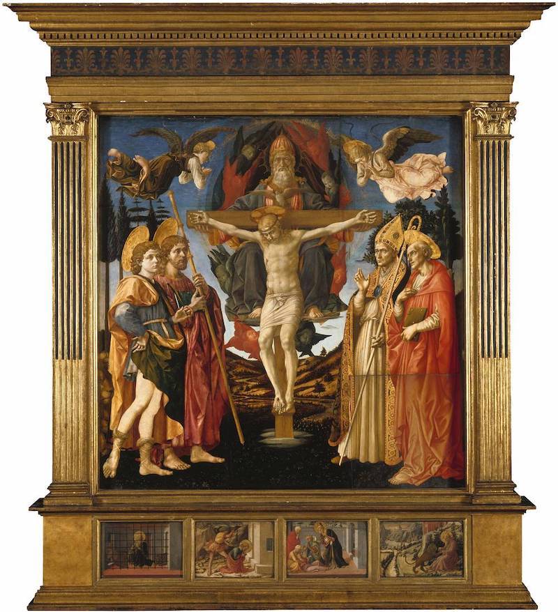 佩塞利诺，祭坛画《皮斯托亚圣三位一体（The Pistoia Santa Trinità Altarpiece）》