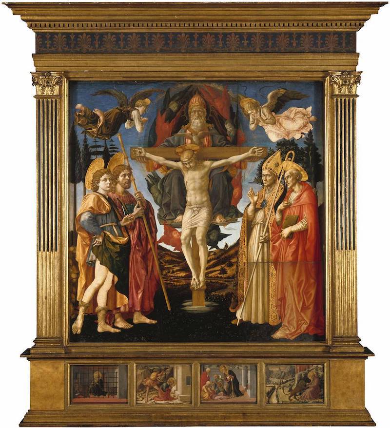 佩塞利諾，祭壇畫《皮斯托亞圣三位一體（The Pistoia Santa Trinità Altarpiece）》