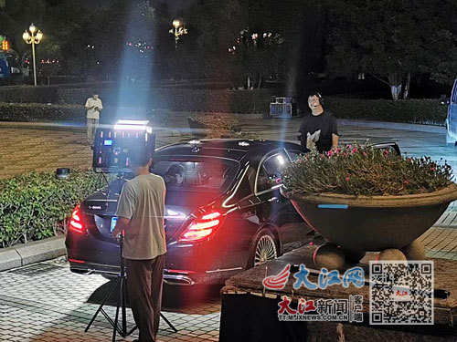 南昌某微短剧团队正在拍摄