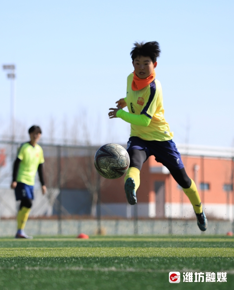 ▲肖亚飞在训练中