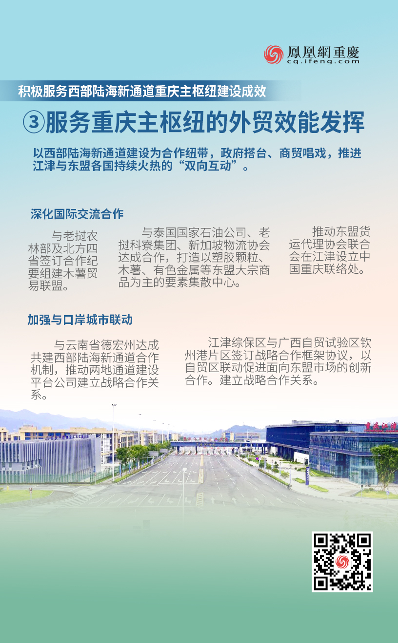 新重庆丨“大通道”汇聚开放“新机遇”，江津全力打造陆海新通道重庆主枢纽
