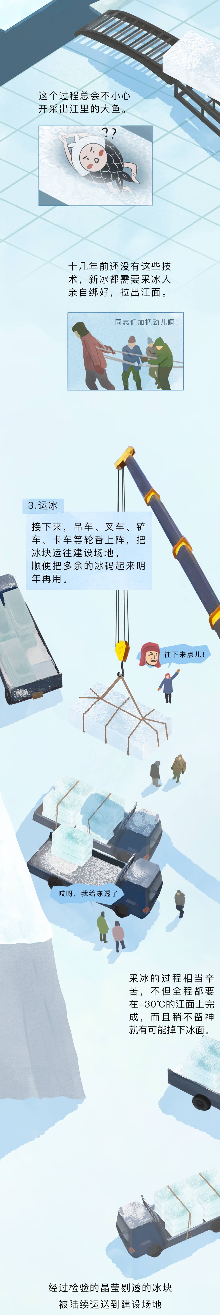 大鱼漫画丨面积比故宫大，如何在30天内建成？揭秘哈尔滨冰雪大世界