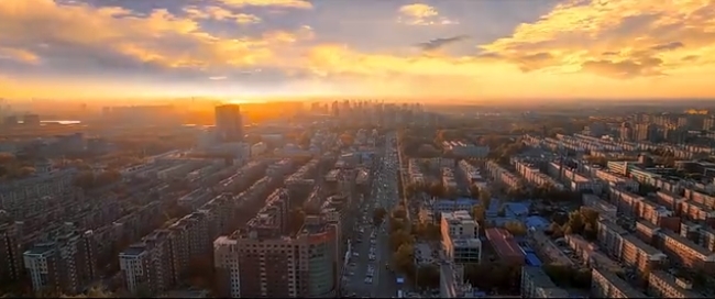 风景旖旎的长春市绿园区。