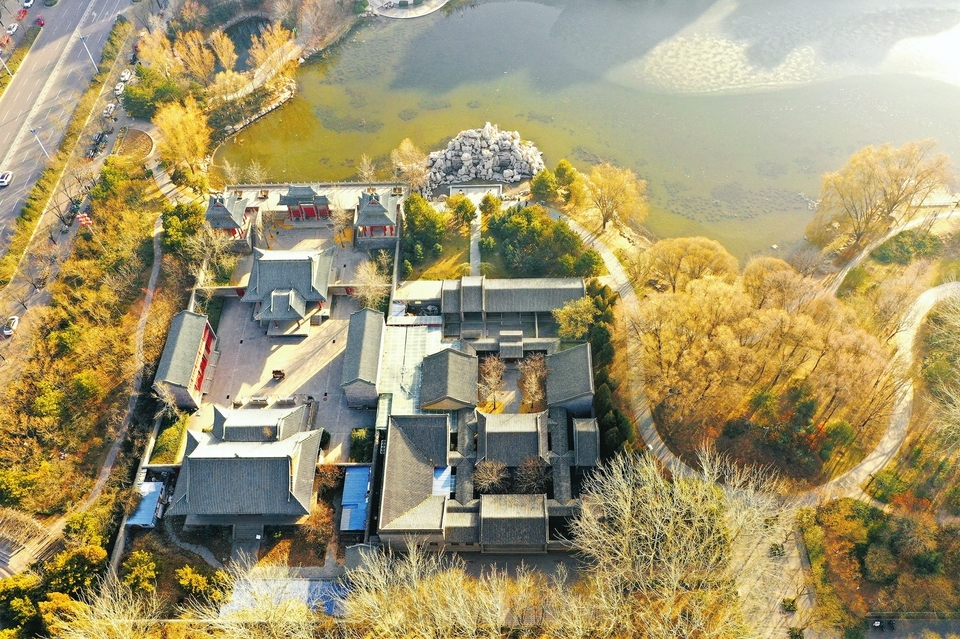 晋中市榆次区晋商公园如诗如画