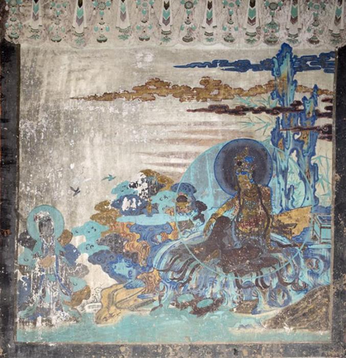 ▲榆林窟2窟 水月观音