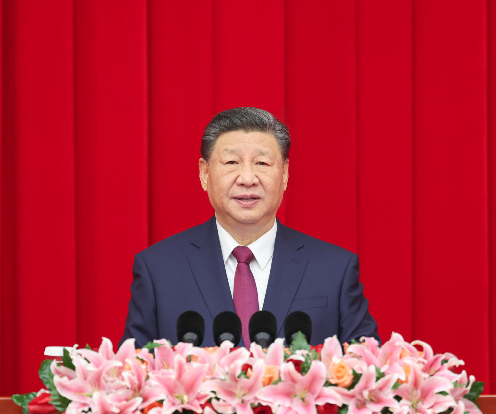 12月29日，全国政协在北京举行新年茶话会。中共中央总书记、国家主席、中央军委主席习近平在茶话会上发表重要讲话。新华社记者 姚大伟 摄