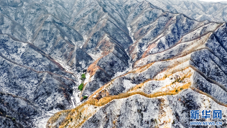 河南卢氏:雪后群山水墨画凤凰网河南_凤凰网