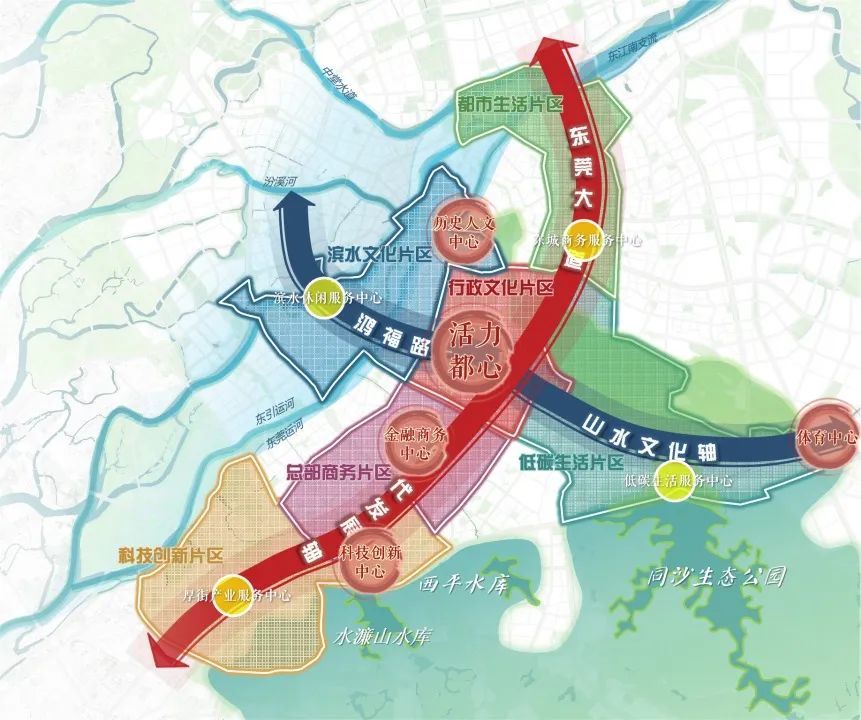 东莞市规划图2030图片