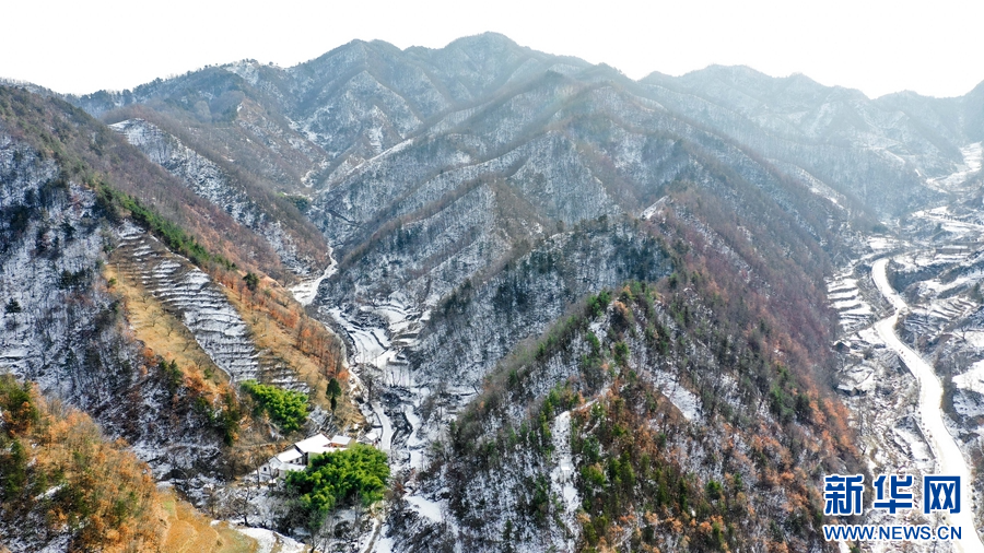 河南卢氏:雪后群山水墨画凤凰网河南_凤凰网