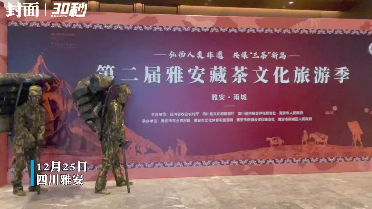 30秒|“川茶马古道”上的精彩 第二届雅安藏茶文化旅游季在雅安开幕