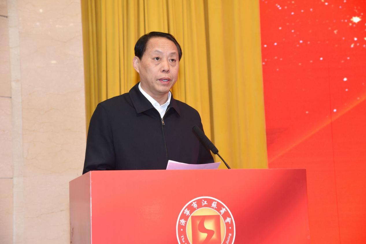 济宁市政府党组成员,副市长刘东波在致辞中说,近年来,济宁市江苏商会