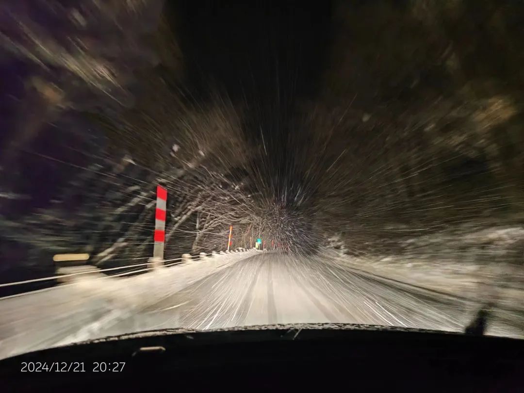 事发前一天晚上,志贺高原下了大雪。图源/受访者