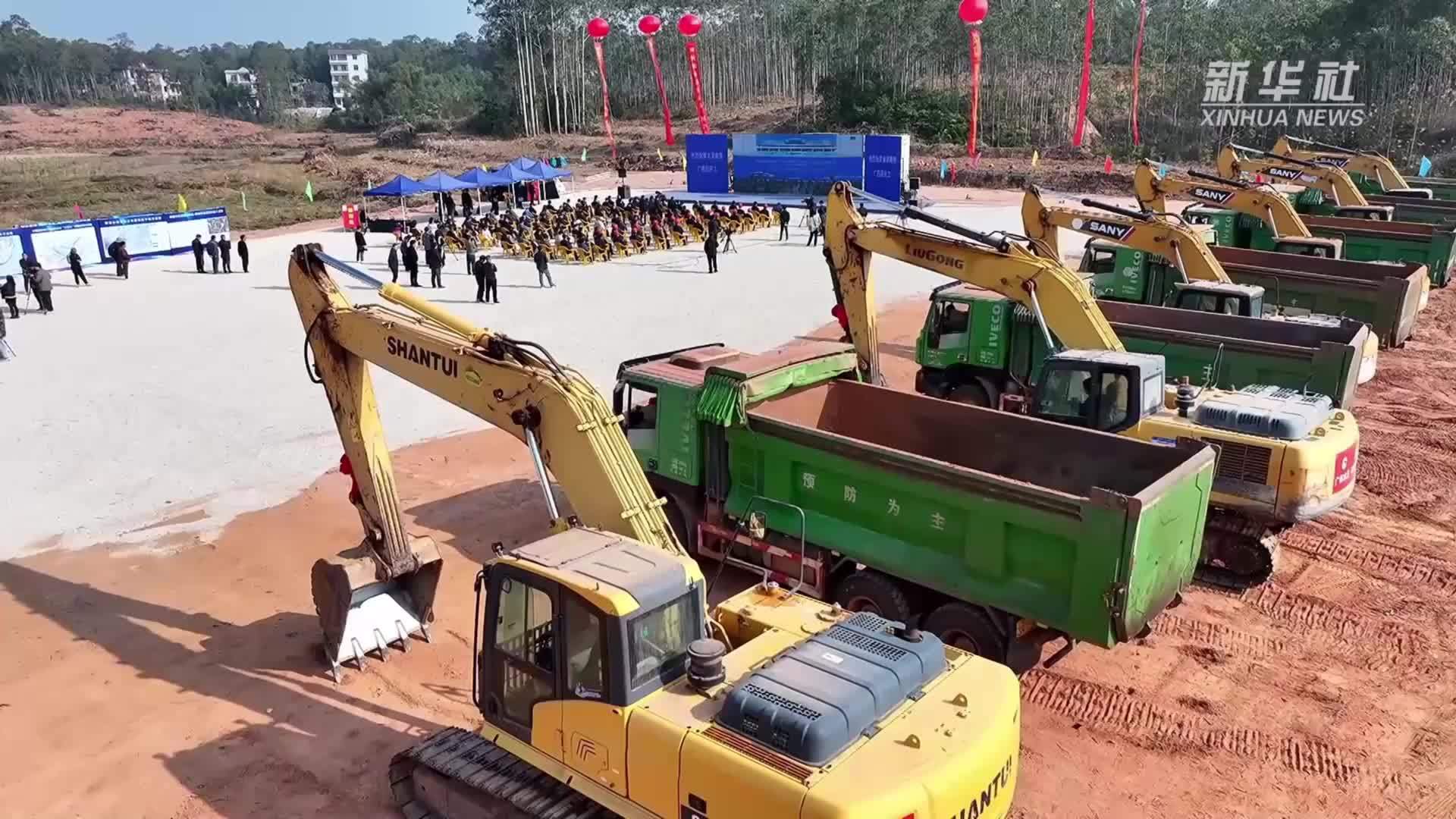 合湛高铁广西段开工建设