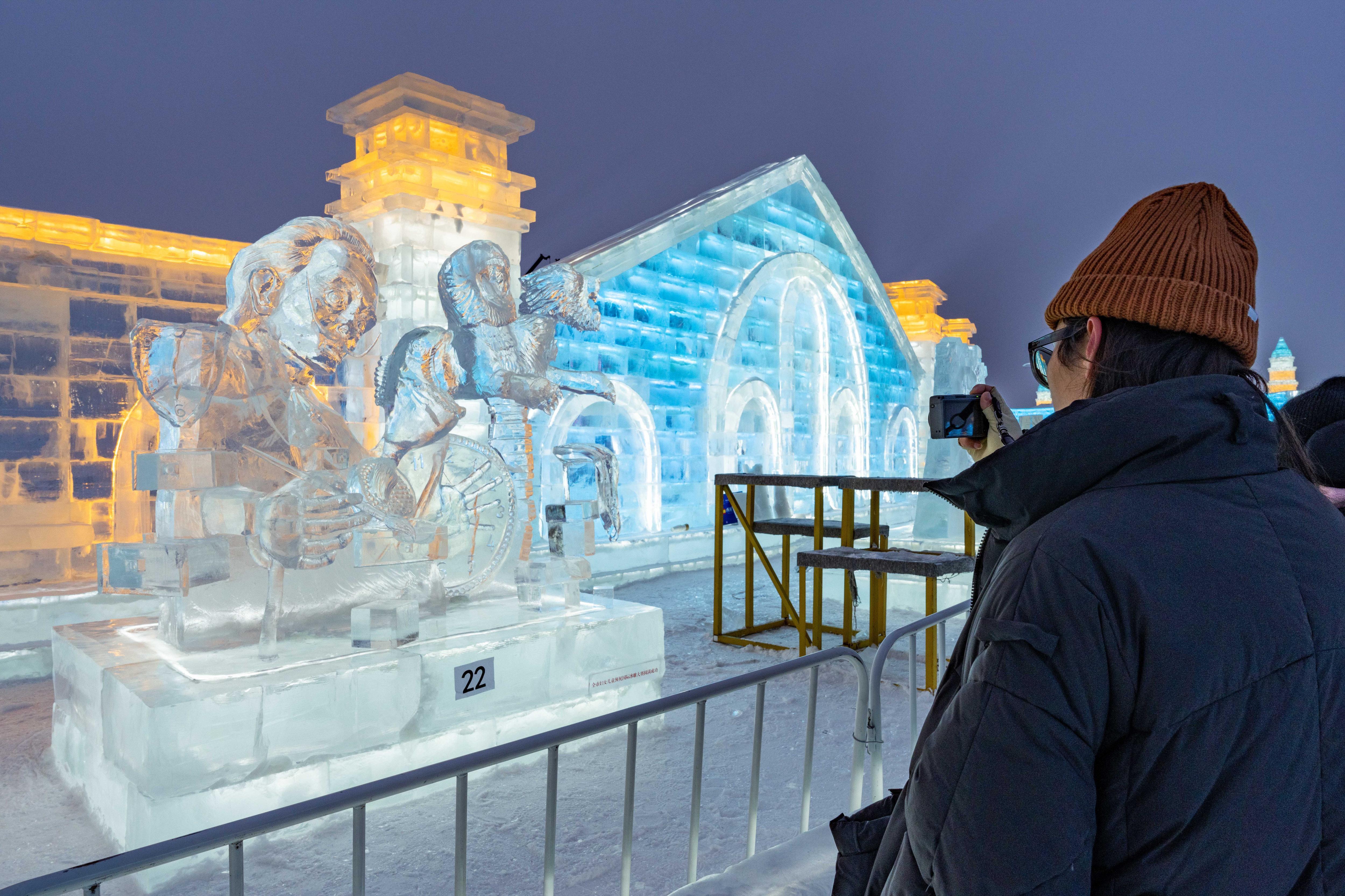 第35届中国&middot;哈尔滨国际冰雕比赛落幕