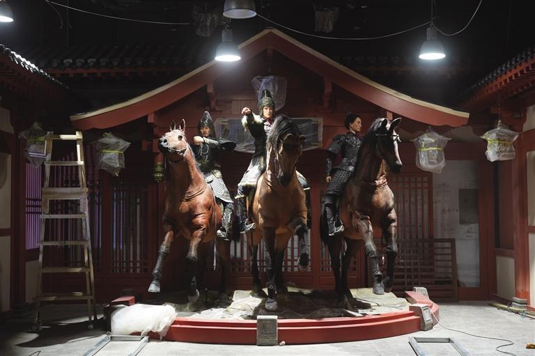 全国首个汉文化大型沉浸式演艺街区“风起大汉”在兰州中心亮相