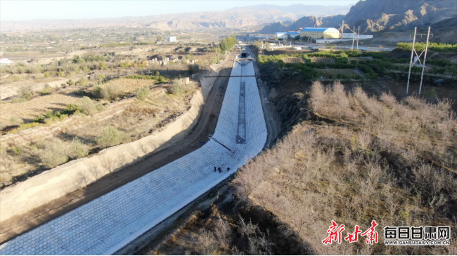 景电二期提质增效工程建设现场