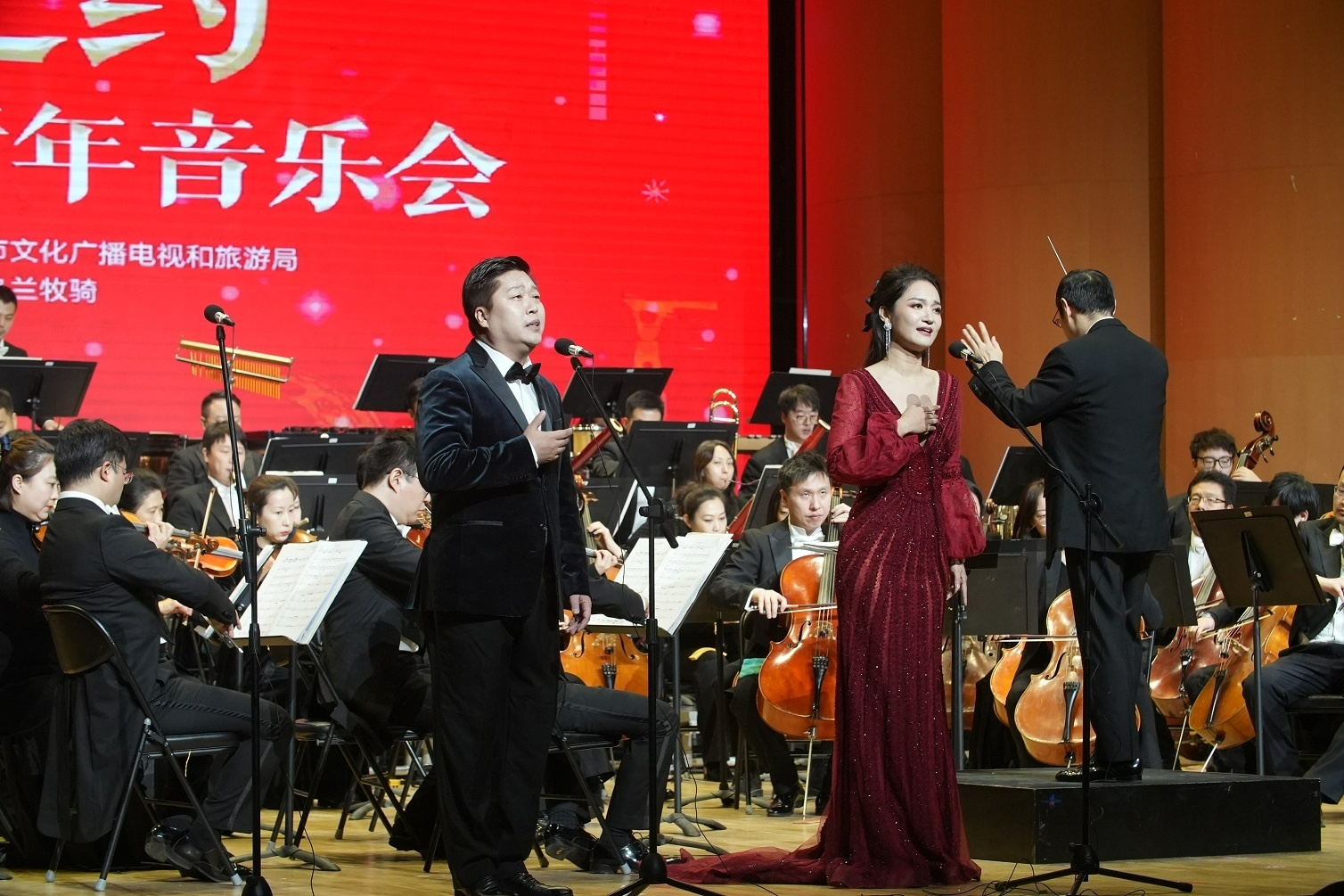 歌唱家们演唱《我们在长春相遇》（央广网发 长春市文广旅局供图）