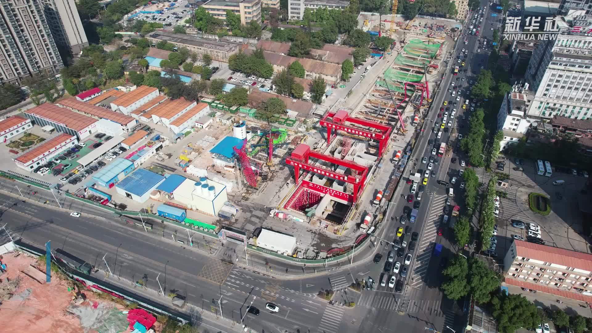 广花城际铁路“铁兵广花1号”盾构机顺利始发