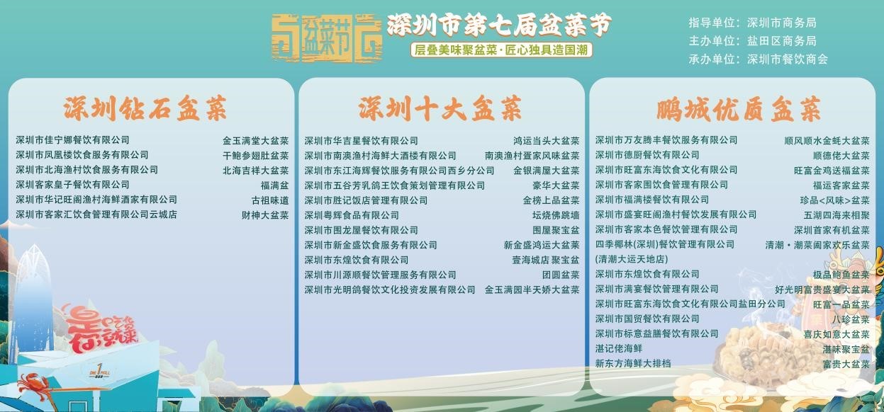 产业优化,共谋发展 2024年盐田区餐饮行业招商推介会暨深圳市第七届盆菜节颁证仪式