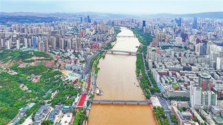 黄河兰州段　新甘肃&middot;甘肃日报记者　田蹊