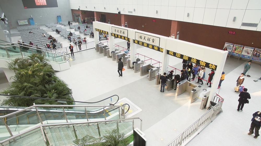 改造升级后的客运站。