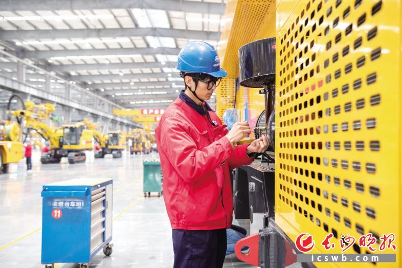 铁建重工长沙第三产业园车间。 郭雨滴 摄