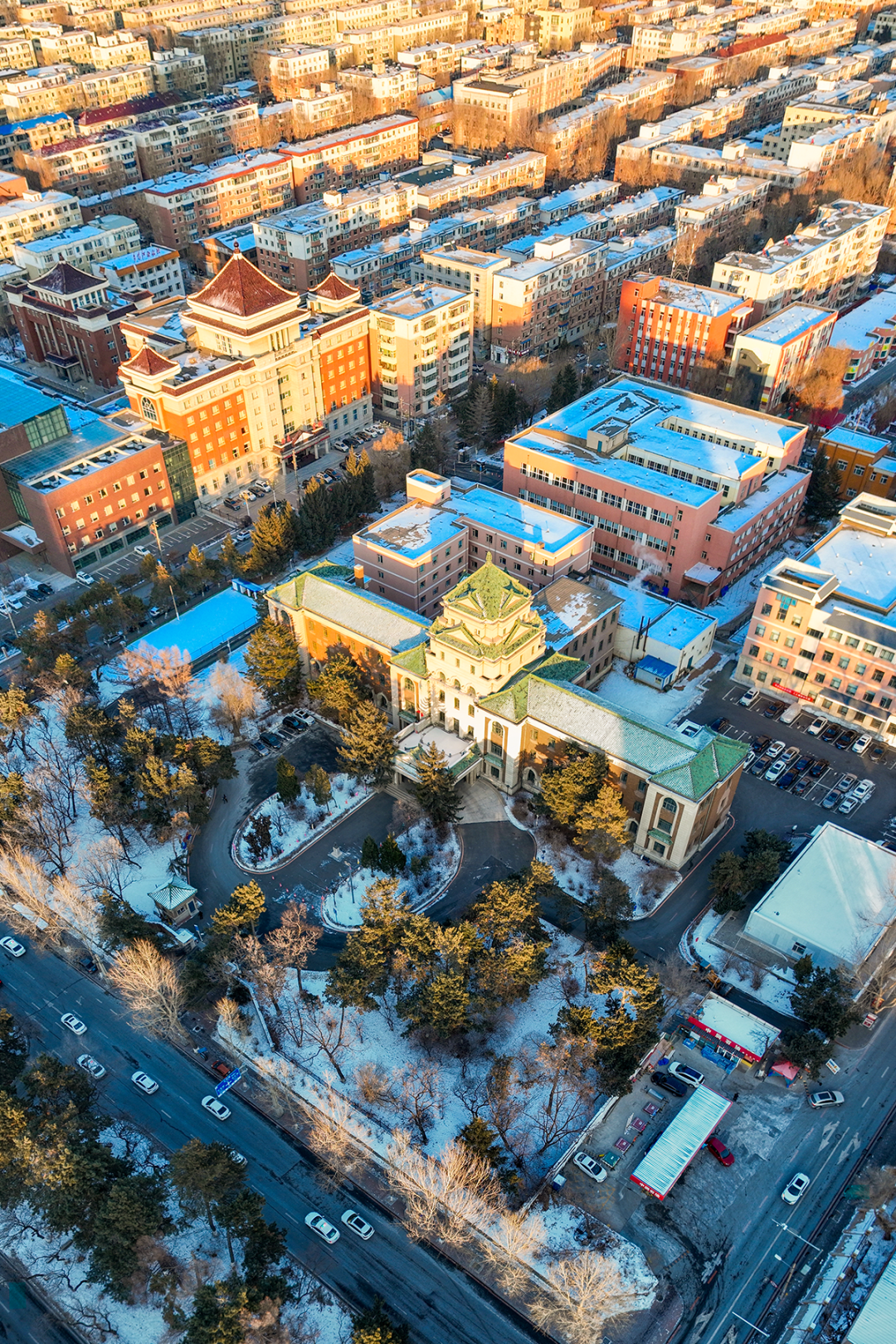 吉林大学新民校区教学楼（伪满司法部旧址)。