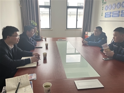 副行长汪晓拜访外贸企业客户
