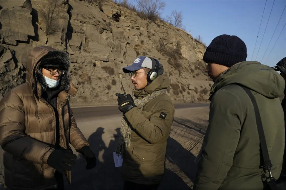 《夜幕将至》拍摄现场