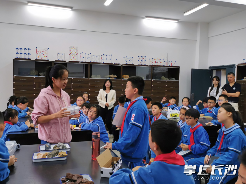 中南大学国家自然资源科普基地开展的系列科普活动。学校供图