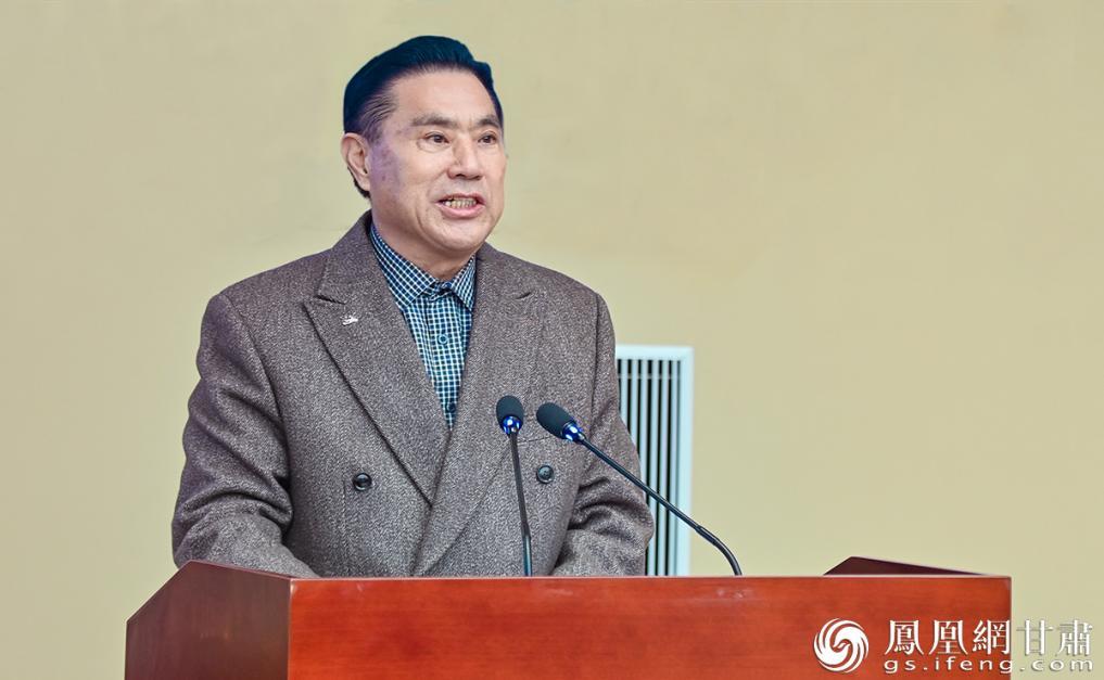 兰州科技职业学院董事长孟虎介绍学校相关情况及发展规划